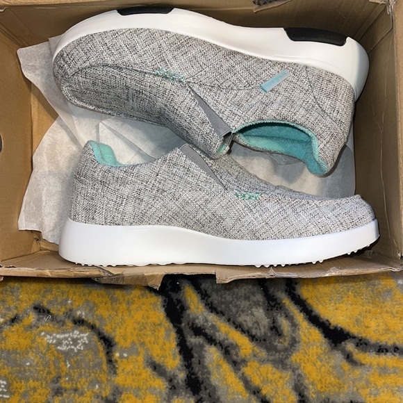 OrthoComfoot Women Canvas Slip on Shoes, Comfort Plantar Fasciitis size 8.5 - Picture 7 of 16